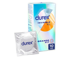 DUREX-CONDOMES INVISÍVEIS XL ultra fine 10 u.-DrShampoo - Perfumaria e Cosmética