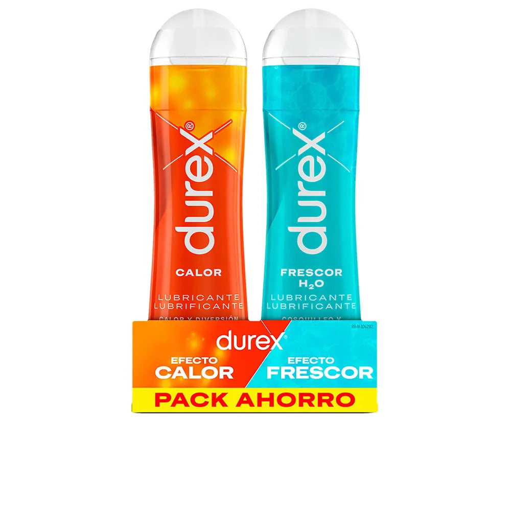 DUREX-Efeito quente e frio do lubrificante íntimo 2 x 50 ml.-DrShampoo - Perfumaria e Cosmética