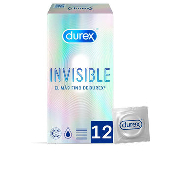 DUREX-INVISIBLE extra sensitive condoms 12 u-DrShampoo - Perfumaria e Cosmética Image principale du produit