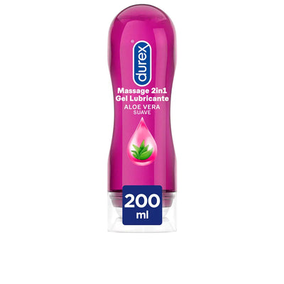 DUREX-MASSAGEM PLAY ALOE VERA gel de massagem e lubrificante 200 ml-DrShampoo - Perfumaria e Cosmética