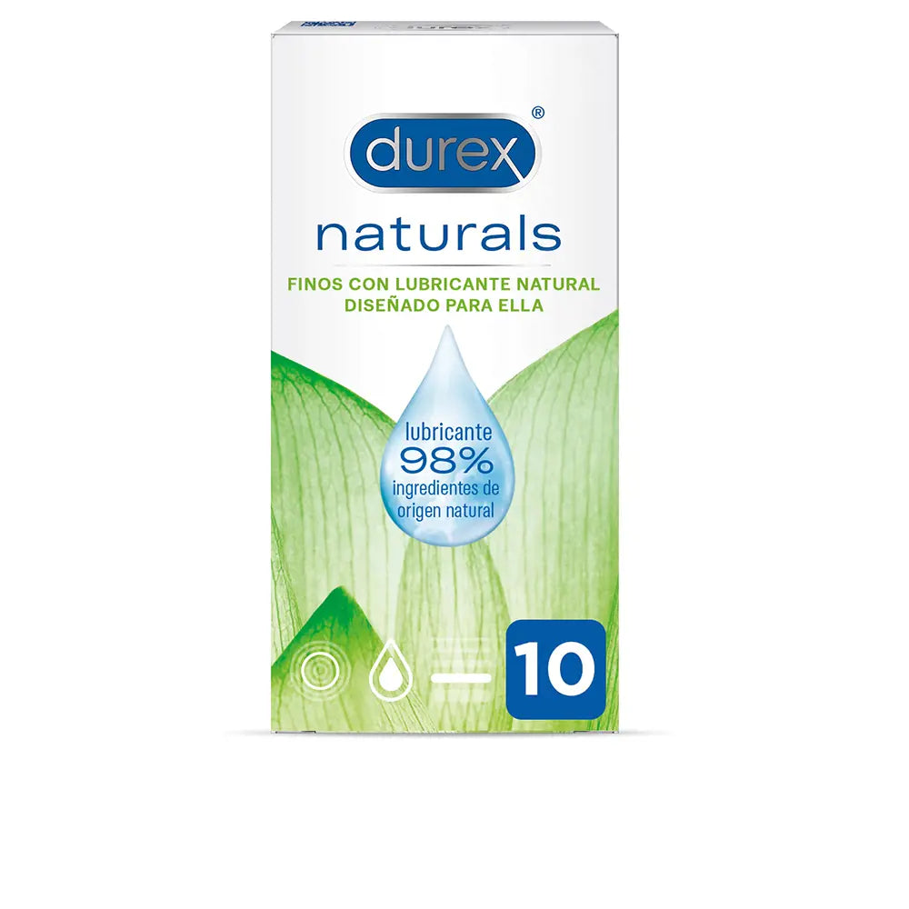 DUREX-NATURALS bem com preservativos lubrificados naturalmente 10 unidades-DrShampoo - Perfumaria e Cosmética