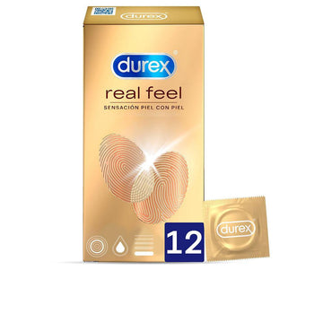 DUREX-REAL FEEL skin to skin condoms 12 u-DrShampoo - Perfumaria e Cosmética Image principale du produit