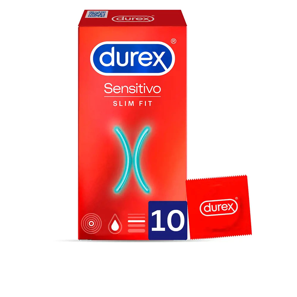 DUREX-SENSITIVE SLIM FIT 10 unidades-DrShampoo - Perfumaria e Cosmética