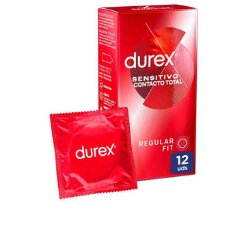 DUREX-SENSITIVE TOTAL CONTACT super fine condoms 12 u-DrShampoo - Perfumaria e Cosmética Image principale du produit