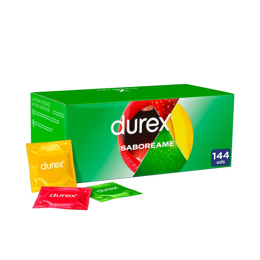 DUREX-TASTE ME FRUITS preservativos 144 u.-DrShampoo - Perfumaria e Cosmética