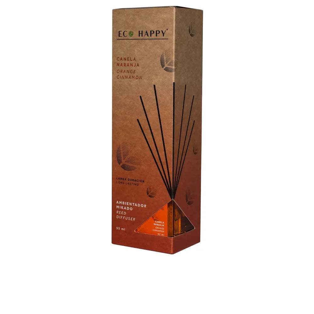 ECO HAPPY-Ambientador CANELA-LARANJA mikado 95 ml-DrShampoo - Perfumaria e Cosmética