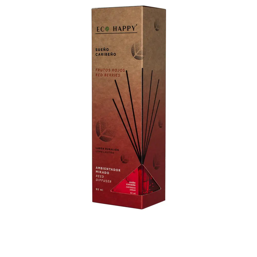 ECO HAPPY-CARIBBEAN DREAM ambientador mikado 95 ml-DrShampoo - Perfumaria e Cosmética
