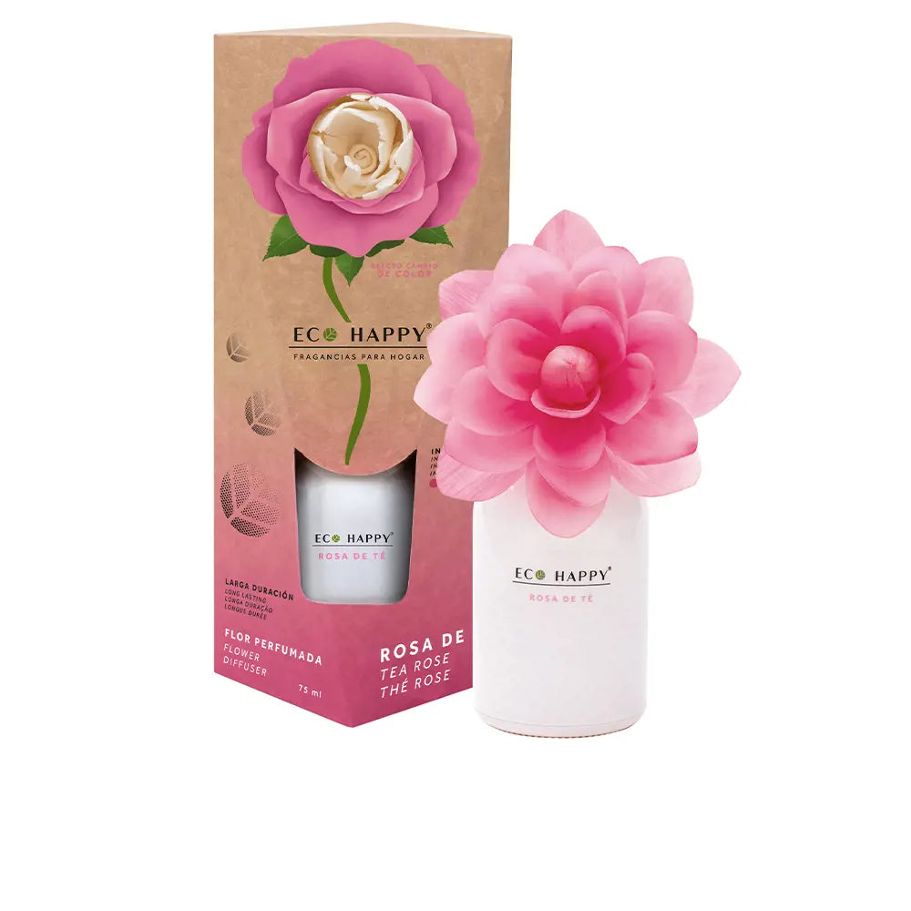 ECO HAPPY-TEA ROSE flor perfumada 75 ml-DrShampoo - Perfumaria e Cosmética