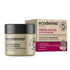 ECODERMA-CREME FACIAL Anti-ox SPF20 50 ml-DrShampoo - Perfumaria e Cosmética