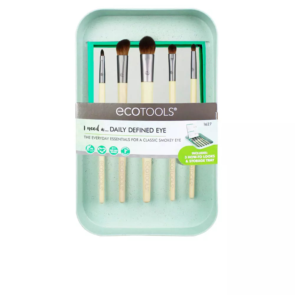 ECOTOOLS-CONJUNTO DE OLHOS DEFINIDOS DIÁRIOS 6 pz-DrShampoo - Perfumaria e Cosmética