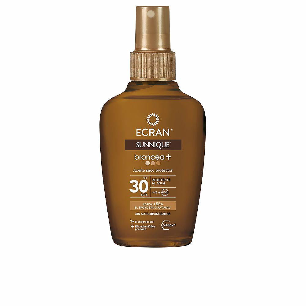 ECRAN-ECRAN SUNNIQUE BRONCEA+ spray de óleo seco SPF30 100 ml-DrShampoo - Perfumaria e Cosmética