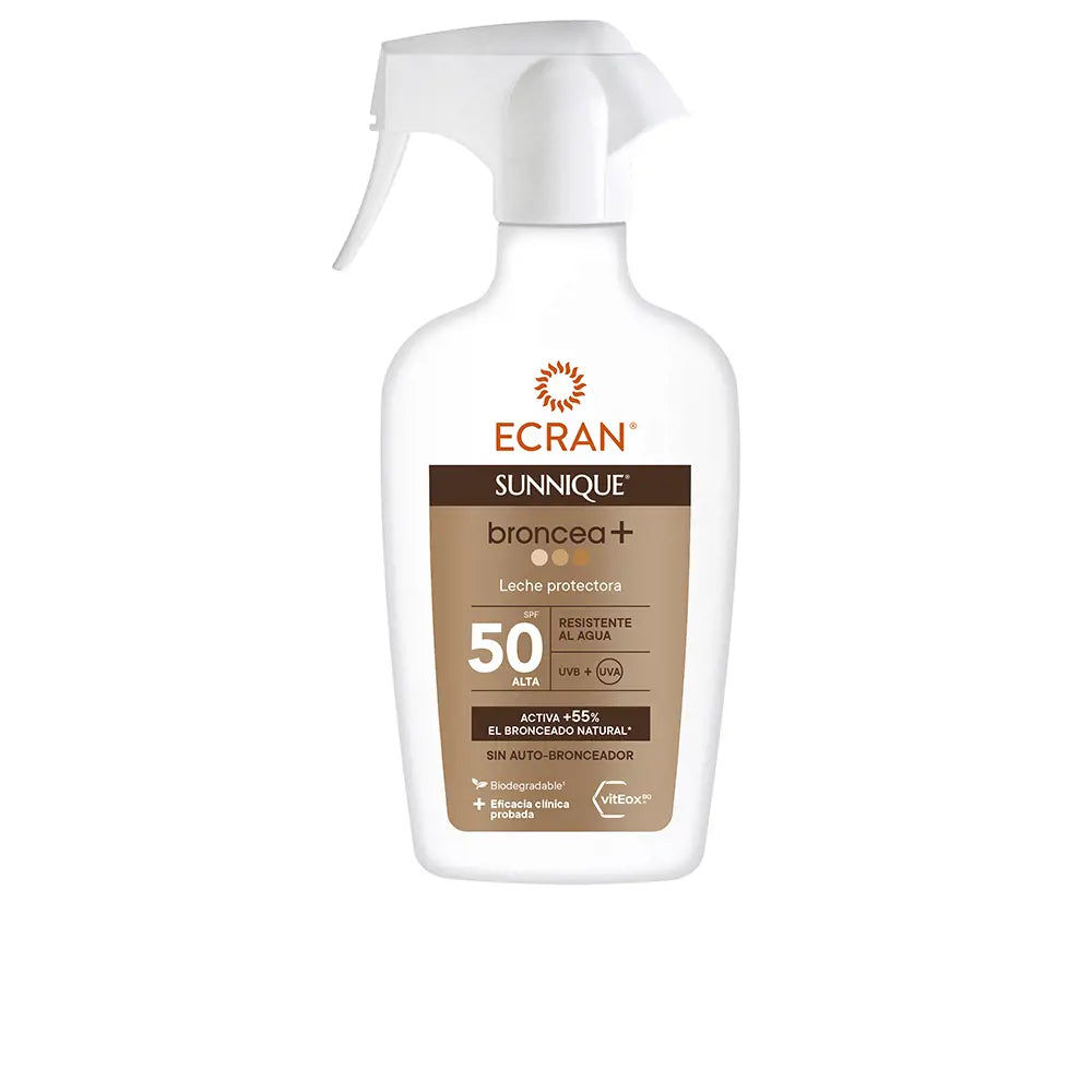 ECRAN-ECRAN SUNNIQUE bronzeador + spray SPF50 270 ml-DrShampoo - Perfumaria e Cosmética