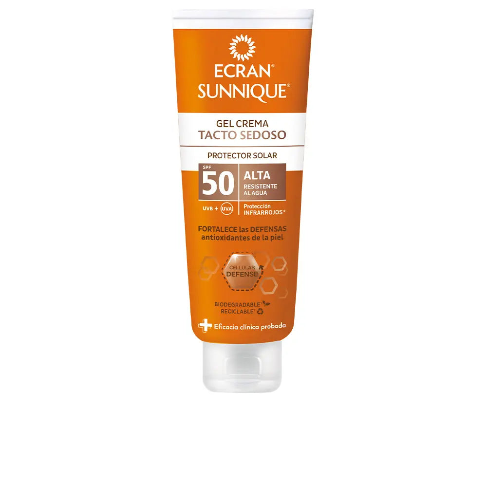 ECRAN-ECRAN SUNNIQUE gel creme silk touch SPF50 250 ml-DrShampoo - Perfumaria e Cosmética