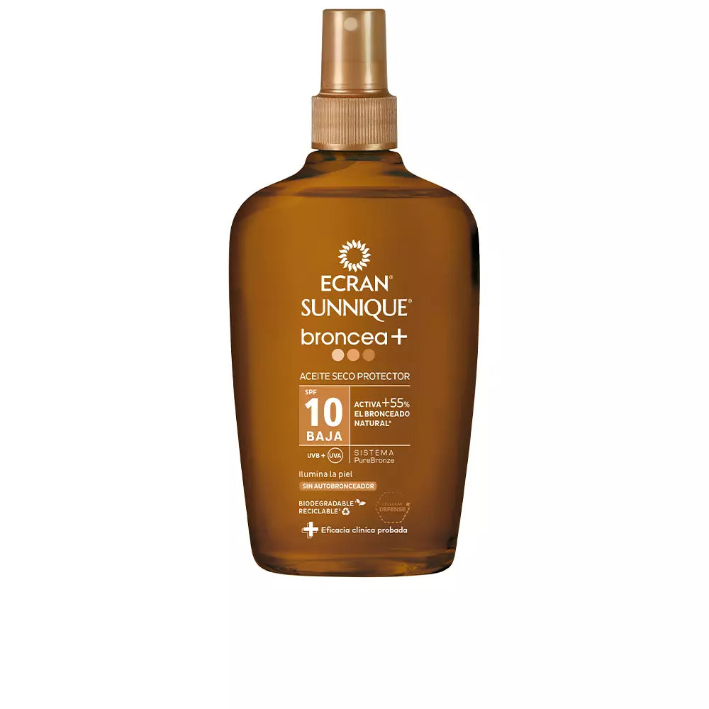 ECRAN-ECRAN SUNNIQUE spray de óleo SPF10 200 ml-DrShampoo - Perfumaria e Cosmética