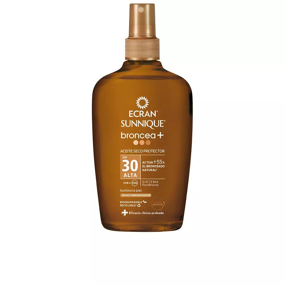 ECRAN-ECRAN SUNNIQUE spray de óleo SPF30 200 ml-DrShampoo - Perfumaria e Cosmética