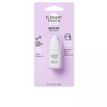 ELEGANT TOUCH-Cola protetora para unhas transparente 3 ml-DrShampoo - Perfumaria e Cosmética Imagem principal do produto