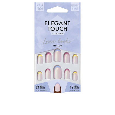 ELEGANT TOUCH-LUXE LOOKS nails with glue oval limited ed #tip top-DrShampoo - Perfumaria e Cosmética
