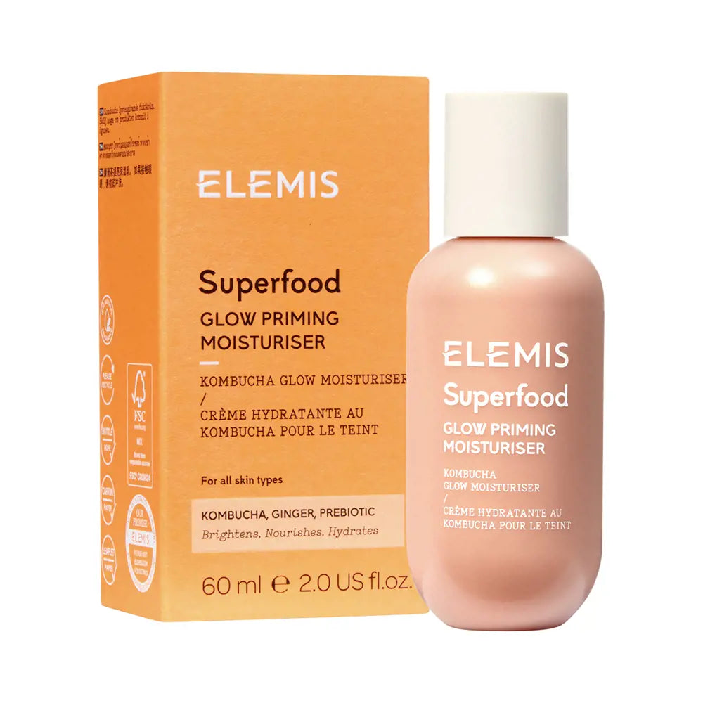 ELEMIS-HIDRATANTE PRIMÁRIO SUPERFOOD GLOW 60 ML-DrShampoo - Perfumaria e Cosmética