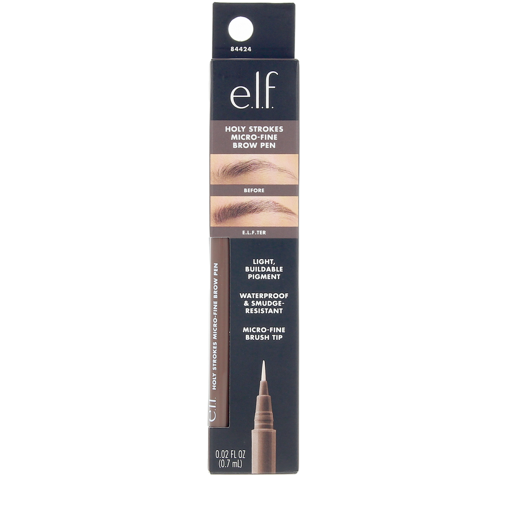 ELF COSMETICS-Lápis de sobrancelha micro fino HOLY STROKES Marrom Neutro 07 ml.-DrShampoo - Perfumaria e Cosmética