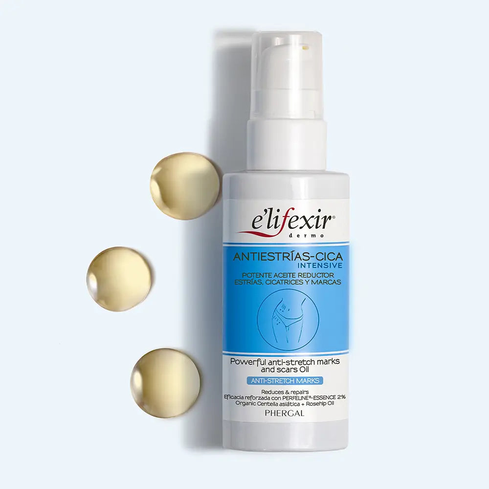 E'LIFEXIR-ANTIESTRÍAS CICA INTENSIVE aceite reductor estrías y cicatrices 100 ml-DrShampoo - Perfumaria e Cosmética