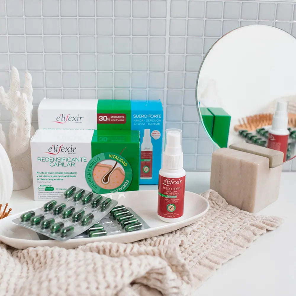 E'LIFEXIR-ESENCIALL REDENSIFICANTE CAPILAR CÁPSULAS lote 2 pz-DrShampoo - Perfumaria e Cosmética