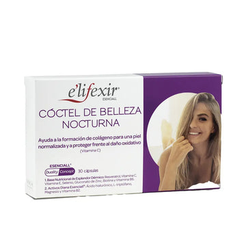 E'LIFEXIR-ESENCIALL cóctel belleza nocturna cápsulas 30 u-DrShampoo - Perfumaria e Cosmética Imagem principal do produto
