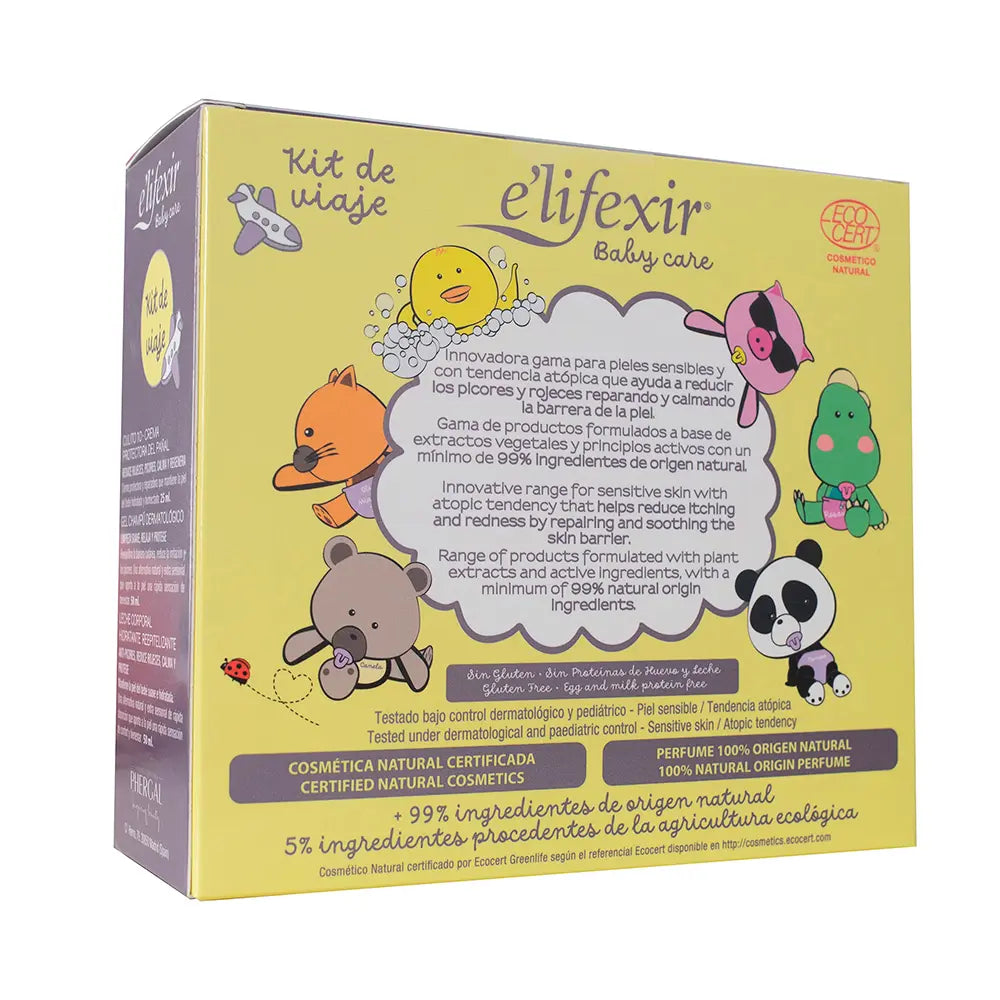 E'LIFEXIR-Estojo de Kit de Viagem BABY CARE 3 pc.-DrShampoo - Perfumaria e Cosmética