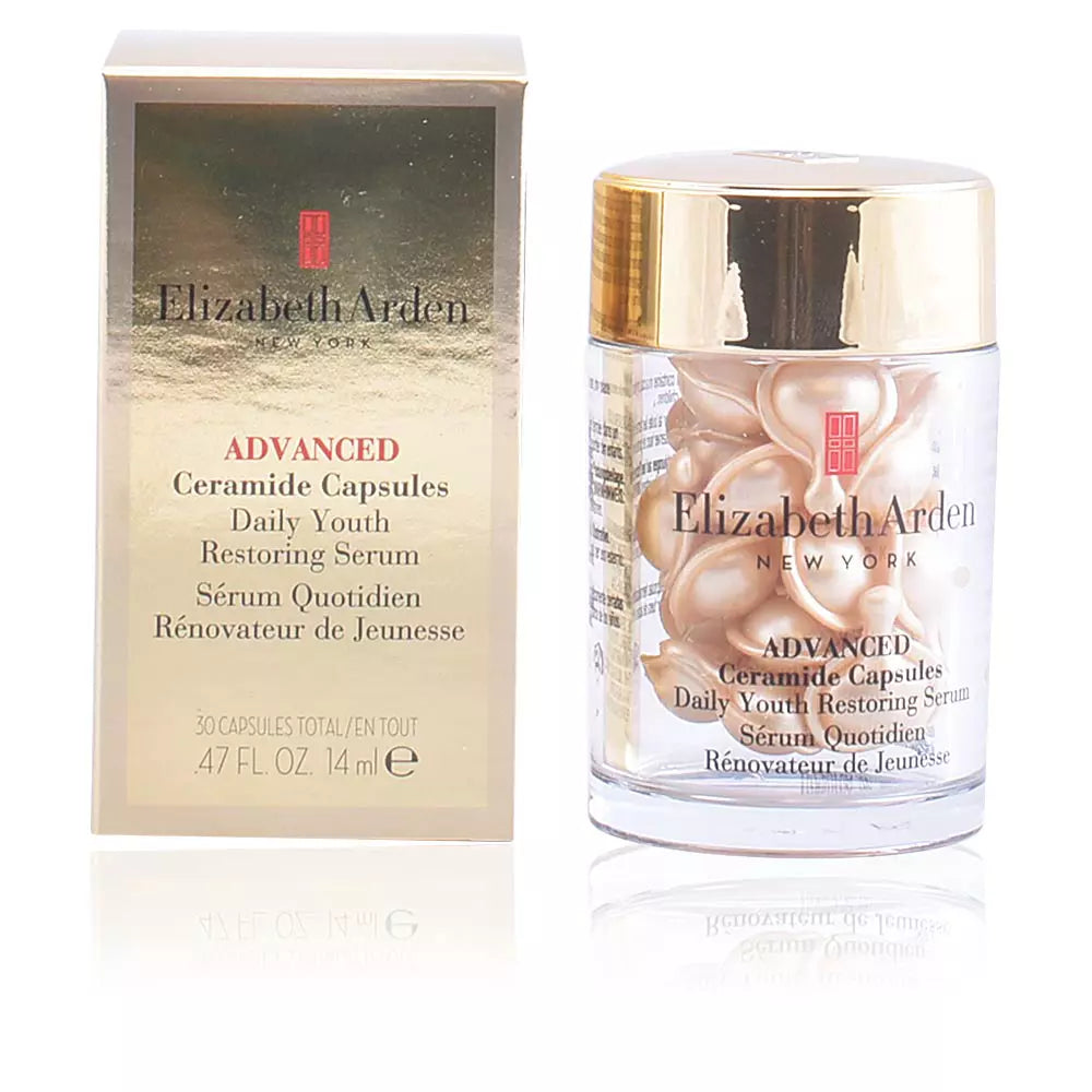 ELIZABETH ARDEN-ADVANCED CERAMIDE CAPSULES Sérum diário restaurador da juventude 30 unidades-DrShampoo - Perfumaria e Cosmética