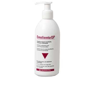 EMOLIENTA-EMOLIENTA QP emulsão corporal emoliente, esfoliante e hidratante 300 ml-DrShampoo - Perfumaria e Cosmética