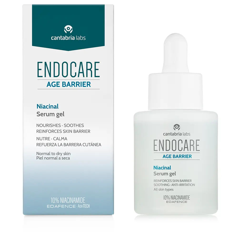 ENDOCARE-ENDOCARE AGE BARRIER NIACINAL soro gel 30 ml-DrShampoo - Perfumaria e Cosmética
