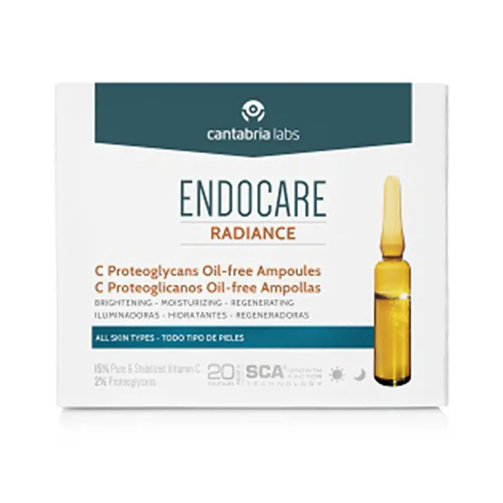 ENDOCARE-PROTEOGLICANOS RADIANCE sem óleo ampolas 30 x 2 ml-DrShampoo - Perfumaria e Cosmética