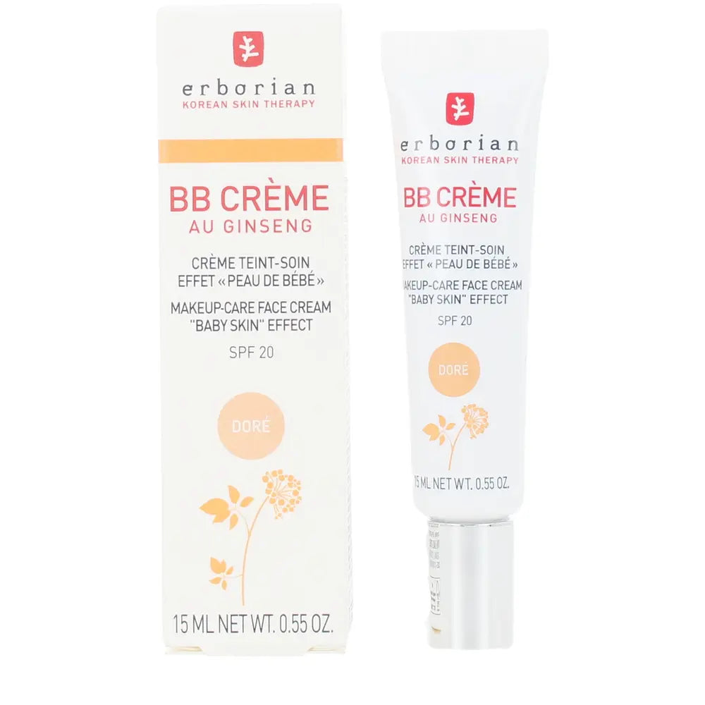 ERBORIAN-BB CREAM Ginseng FPS20 dourado 15 ml.-DrShampoo - Perfumaria e Cosmética