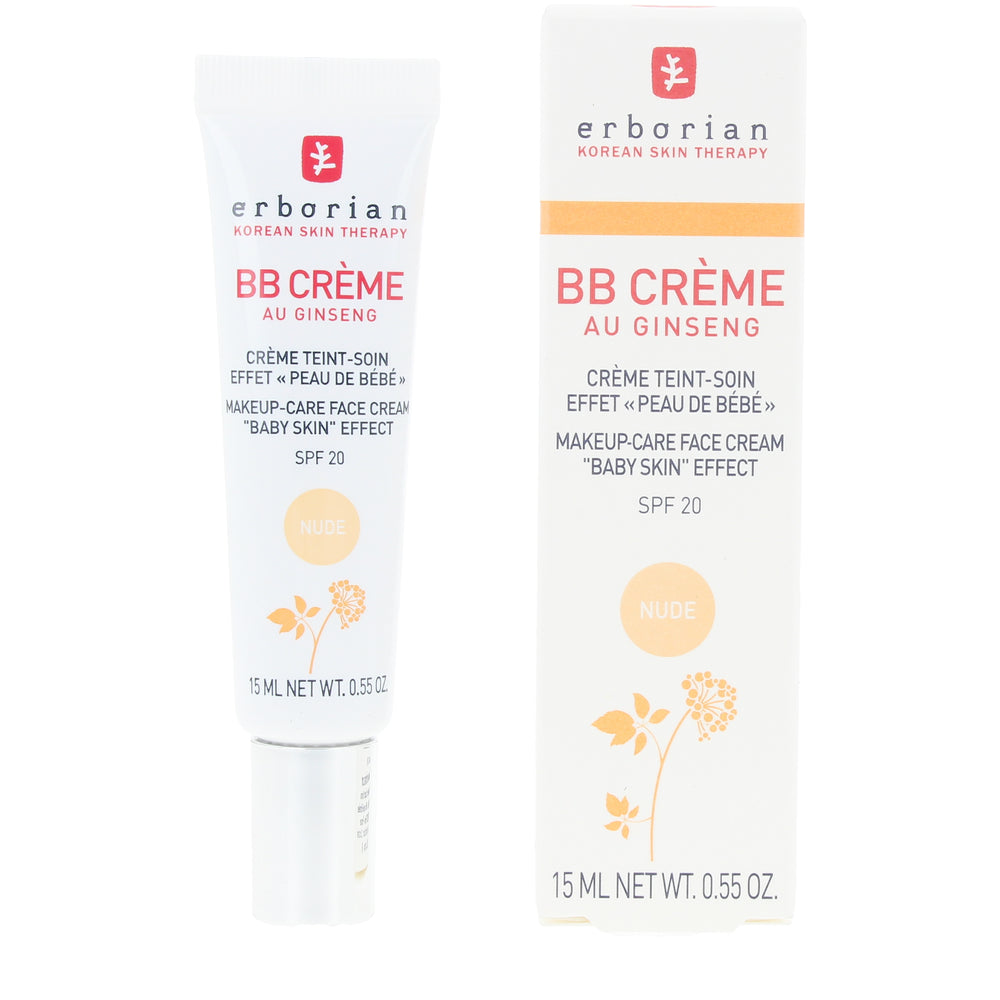 ERBORIAN-BB CRÈME AU GINSENG SPF20 #Nude 15 ml-DrShampoo - Perfumaria e Cosmética