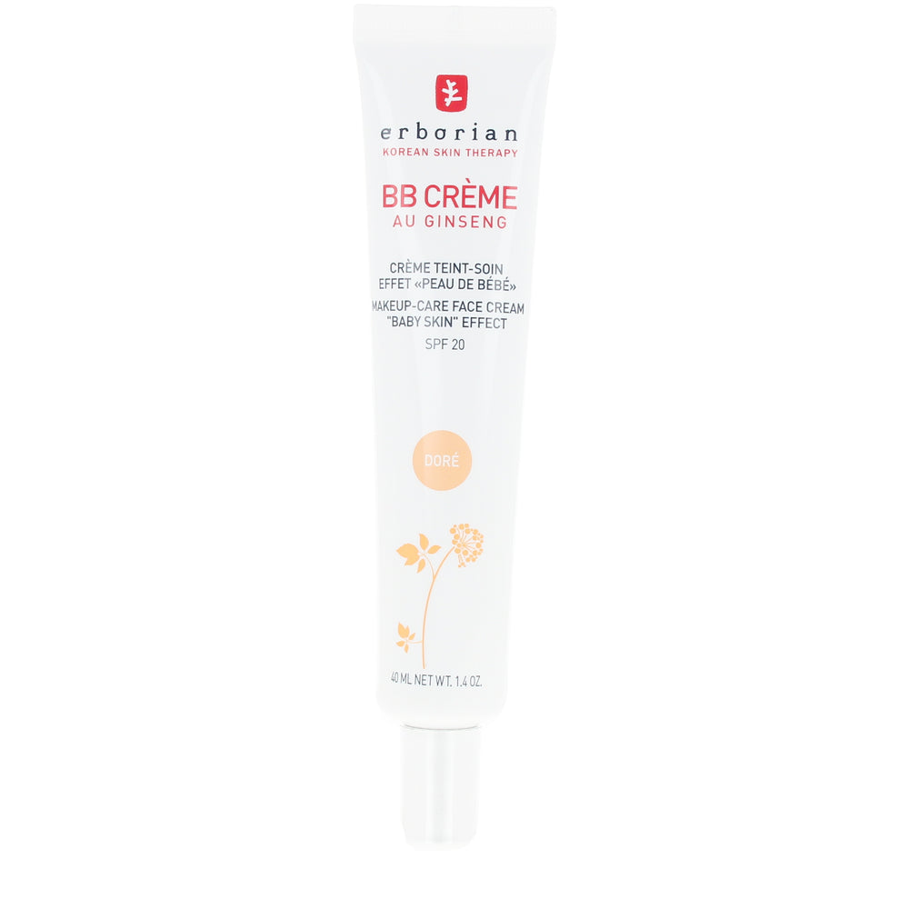 ERBORIAN-BB Creme com Ginseng FPS20 dourado 40 ml-DrShampoo - Perfumaria e Cosmética
