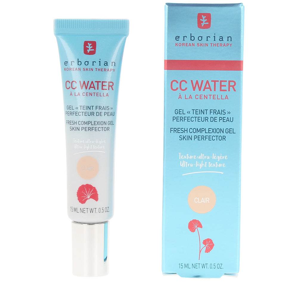ERBORIAN-CC WATER À LA CENTELLA ASIATICA gel matificante refrescante #transparente 15 ml-DrShampoo - Perfumaria e Cosmética