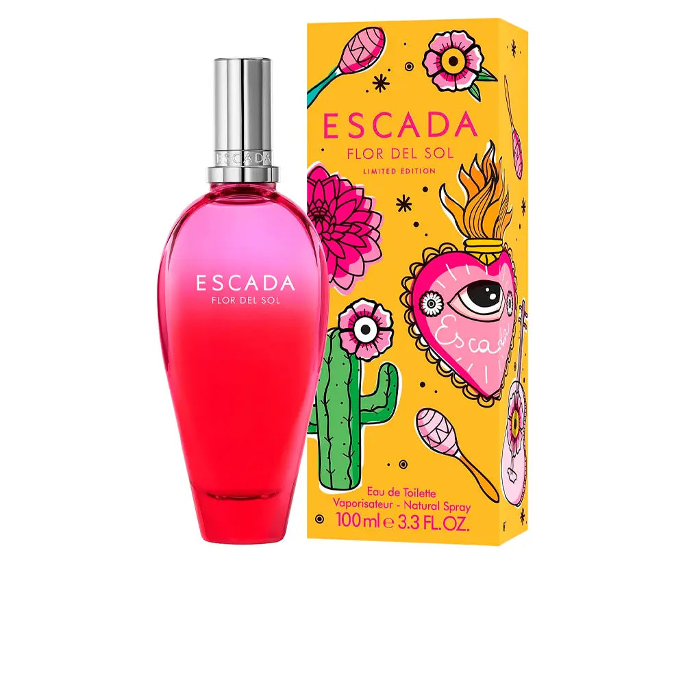 ESCADA-FLOR DEL SOL edição limitada spray edt 100 ml-DrShampoo - Perfumaria e Cosmética