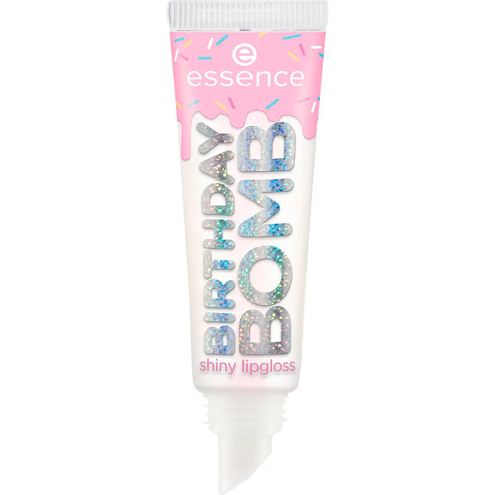 ESSENCE-BIRTHDAY BOMB gloss labial 01 Cake My Day 10 ml.-DrShampoo - Perfumaria e Cosmética