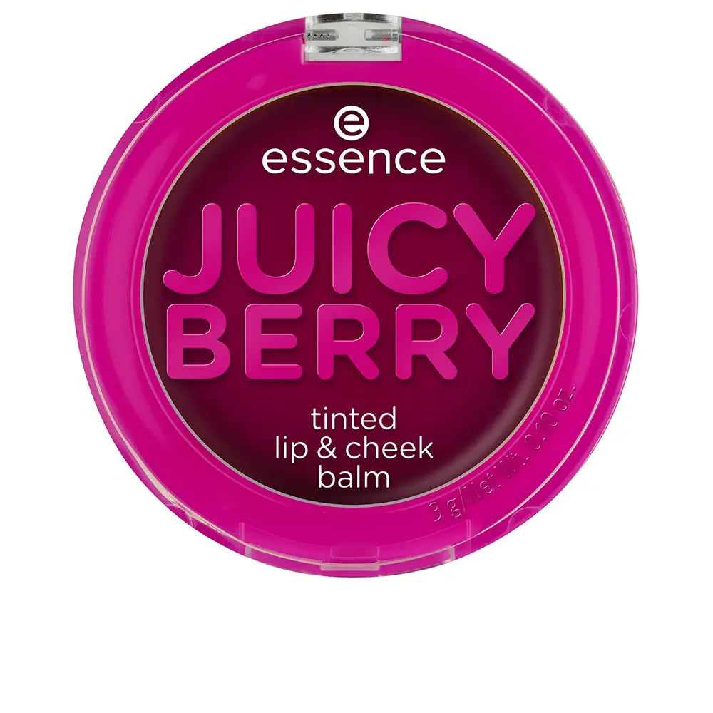 ESSENCE-Bálsamo para lábios e bochechas JUICY BERRY 3 g.-DrShampoo - Perfumaria e Cosmética