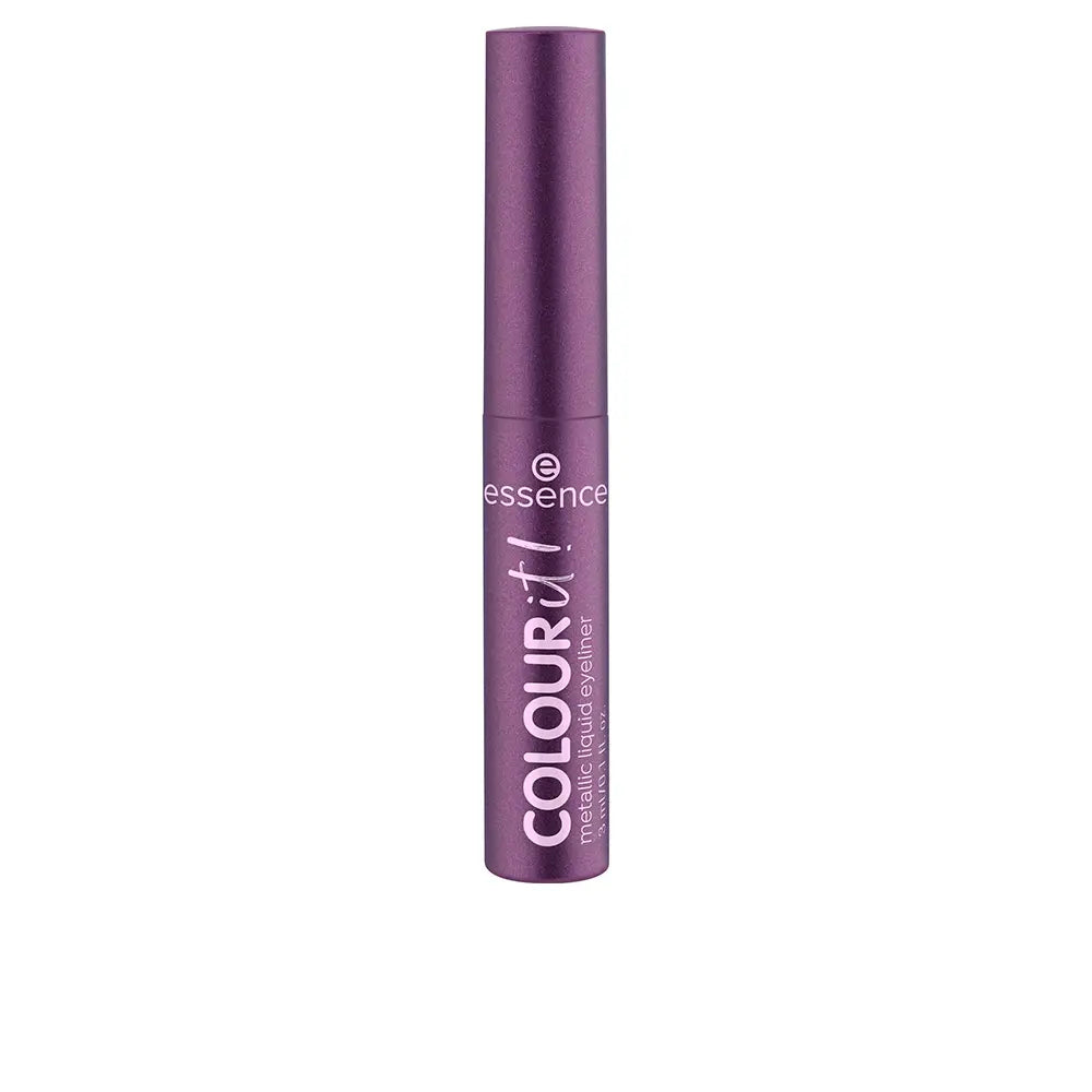 ESSENCE-COLOUR IT Delineador Líquido Metálico 02 Cereja Escura 3 ml.-DrShampoo - Perfumaria e Cosmética