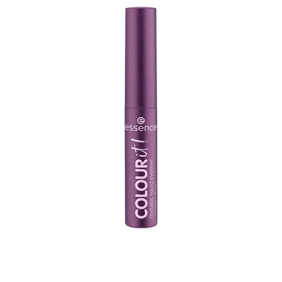 ESSENCE-COLOUR IT Delineador Líquido Metálico 02 Cereja Escura 3 ml.-DrShampoo - Perfumaria e Cosmética