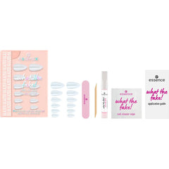 ESSENCE-CONJUNTO DE UNHAS FALSAS WHAT THE FAKE 01 Glazed 6 pcs.-DrShampoo - Perfumaria e Cosmética