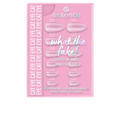 ESSENCE-CONJUNTO DE UNHAS FALSAS WHAT THE FAKE 02 OLHO DE GATO 6 pcs.-DrShampoo - Perfumaria e Cosmética