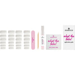 ESSENCE-CONJUNTO DE UNHAS FALSAS WHAT THE FAKE 04 Bare White 6 pcs.-DrShampoo - Perfumaria e Cosmética