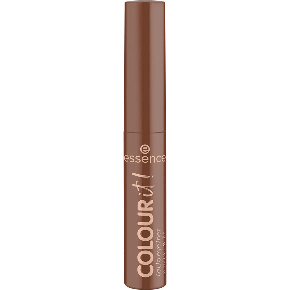 ESSENCE-Delineador líquido COLOR IT 05 Chocolate Brown 3 ml.-DrShampoo - Perfumaria e Cosmética