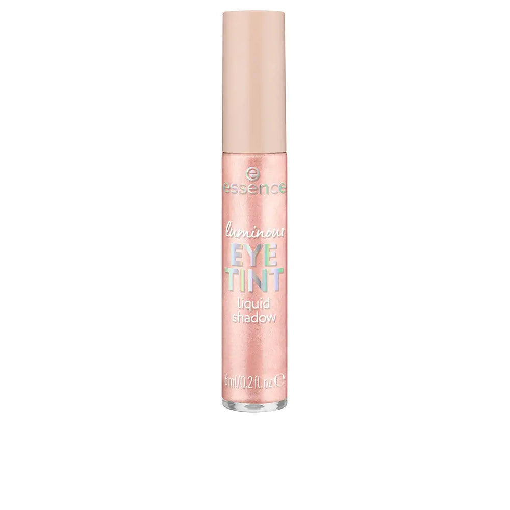 ESSENCE-EYE TINT sombra líquida luminosa 01 deslumbrante rosa 6 ml-DrShampoo - Perfumaria e Cosmética