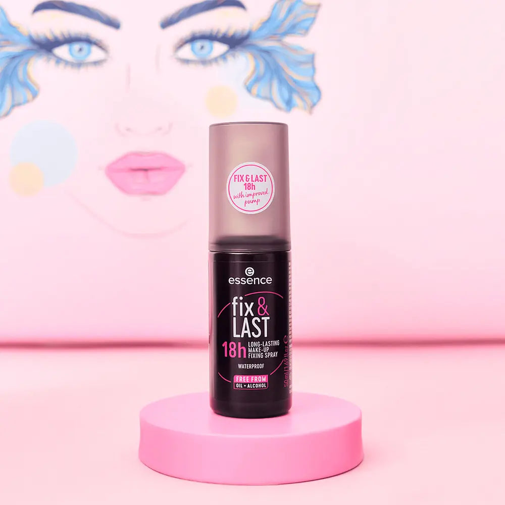 ESSENCE-FIX LAST 18H SPRAY FIXADOR DE MAQUILHAGEM DE LONGA DURAÇÃO 50 ml-DrShampoo - Perfumaria e Cosmética