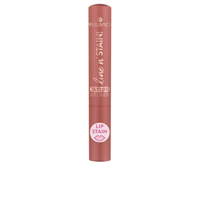 ESSENCE-Lápis de contorno labial TATTOO LINE N'STAIN 02 Must Have Brown 25 ml.-DrShampoo - Perfumaria e Cosmética