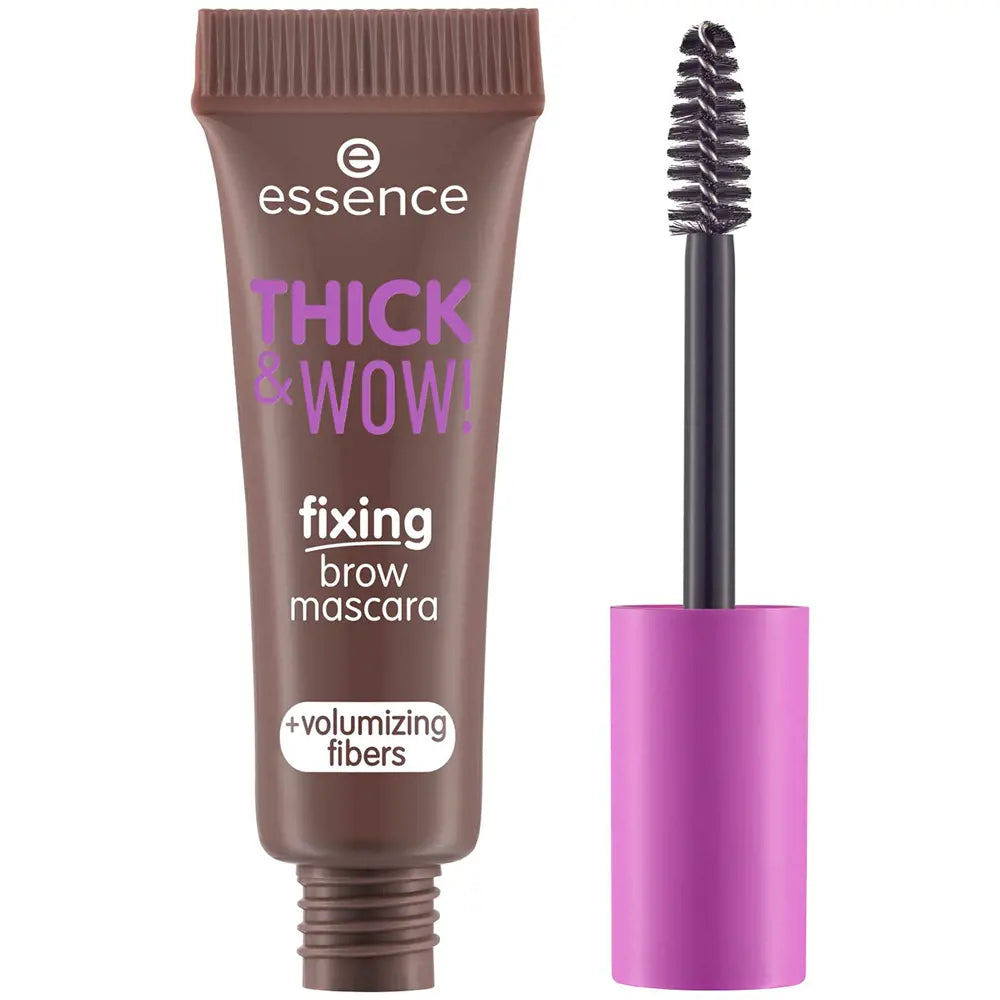 ESSENCE-Máscara para sobrancelhas THICK WOW 02 castanho acinzentado 6 ml-DrShampoo - Perfumaria e Cosmética