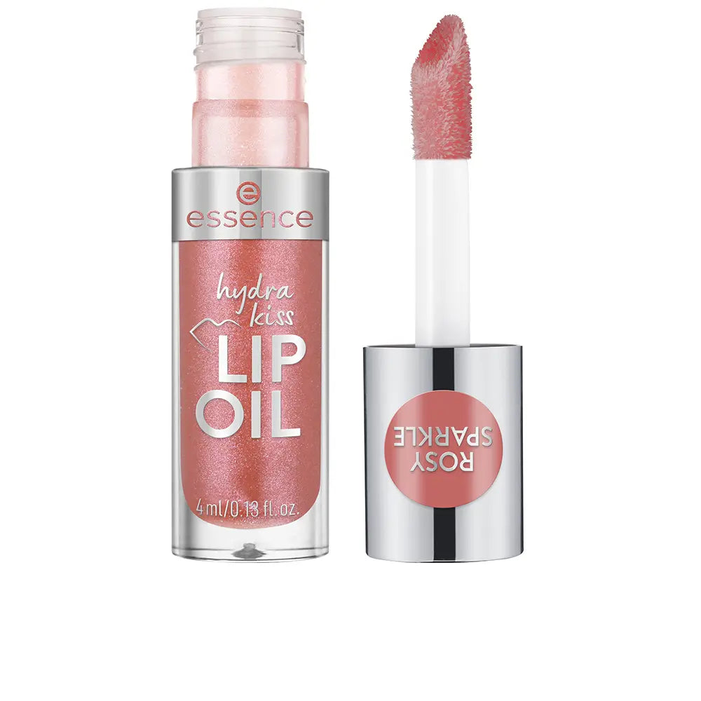ESSENCE-Óleo labial HYDRA KISS #11 - Rosy Sparkle 4 ml-DrShampoo - Perfumaria e Cosmética