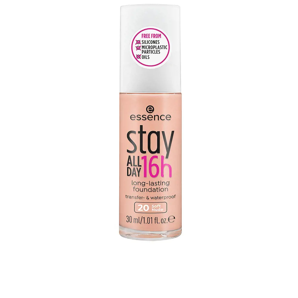 ESSENCE-STAY ALL DAY 16H maquiagem longa duração 20 soft nude 30 ml-DrShampoo - Perfumaria e Cosmética